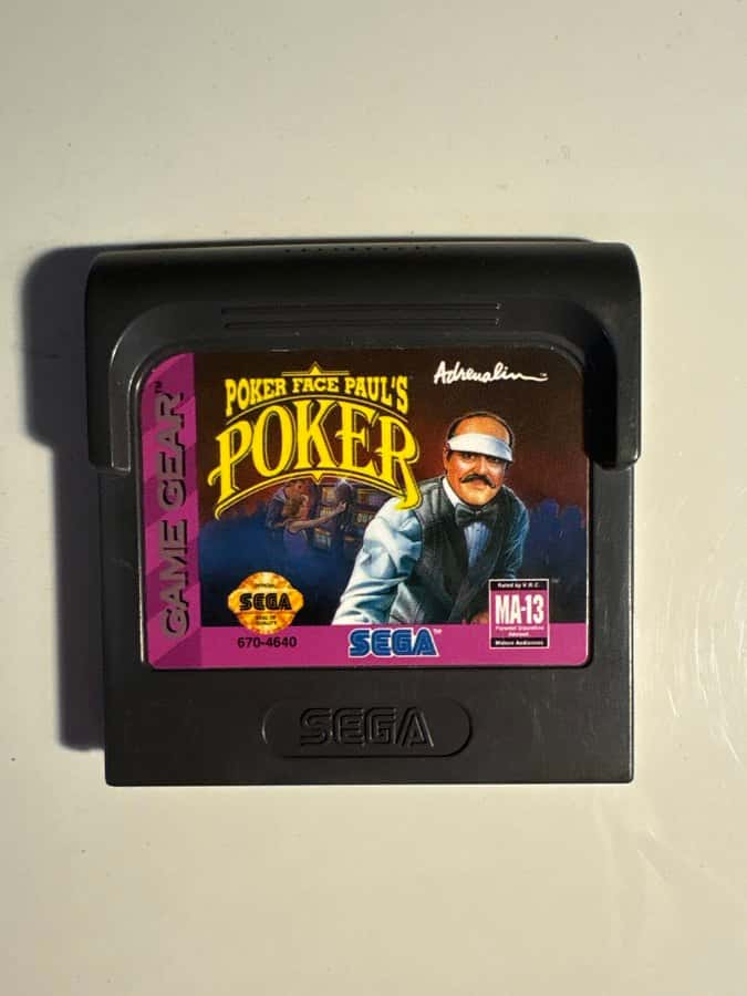 Poker Face Paul's Poker 🔥🔥 for Game Gear